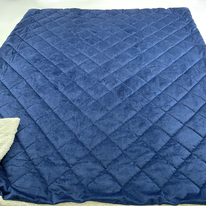 Polyester Corduroy Quilt Set