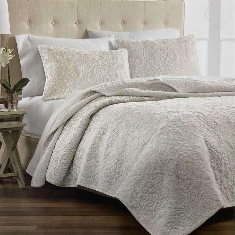 Solidum Microfiber Quilt Set